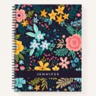 Add Your Name | Cute Colorful Floral Pattern