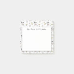 Add Your Name | Cute Woodland Animal Doodle Post-it Notes