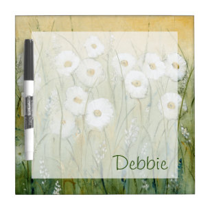 Add Your Name Daisy Spring I Dry-Erase Board