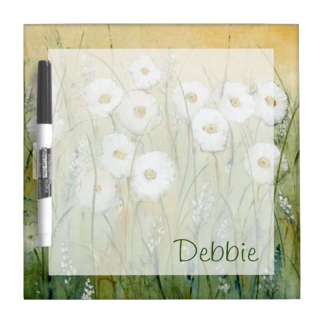 Add Your Name | Daisy Spring I Dry-Erase Board (Front)