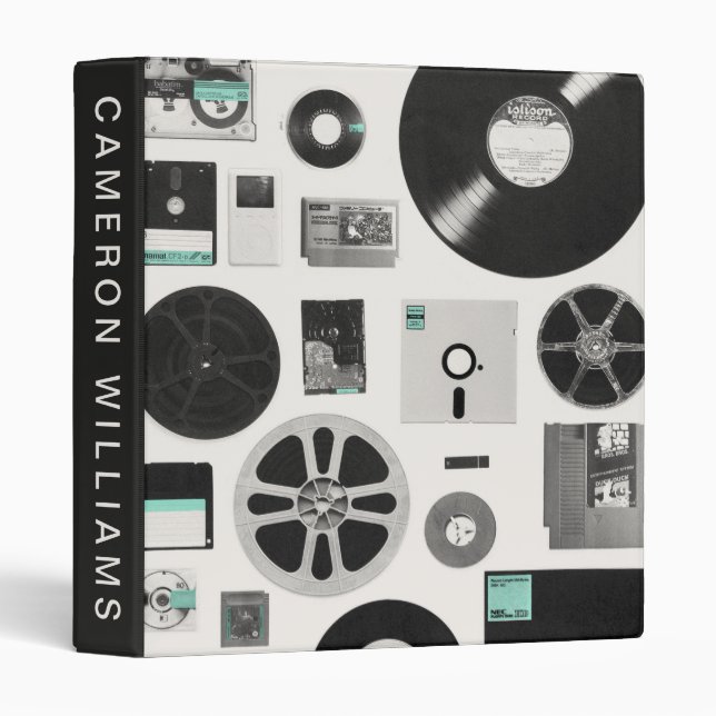 Add Your Name | Data | Florent Bodart 3 Ring Binder (Front/Spine)