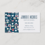 Add Your Name | Dental Clinic Office Pattern Business Card