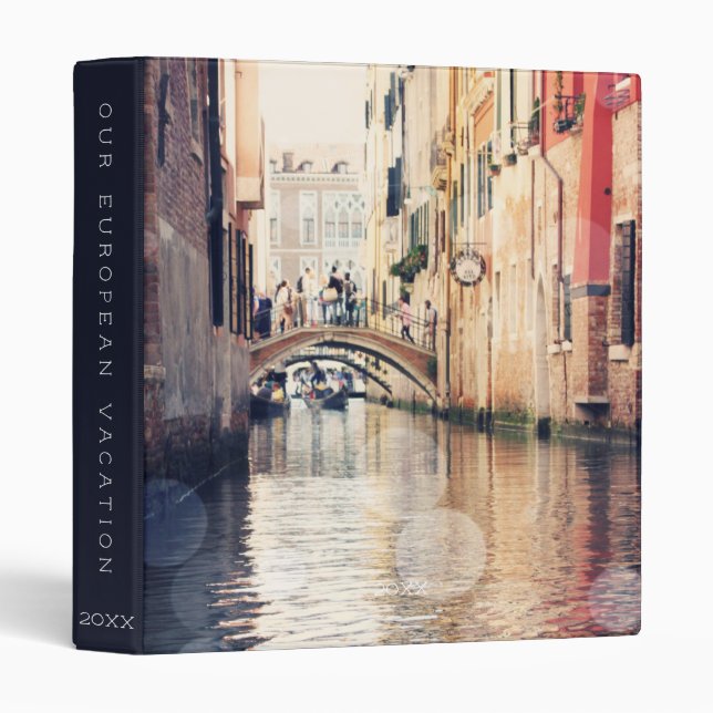 Add Your Name | Destinations | Venice Gondolas Pho Binder (Front/Spine)