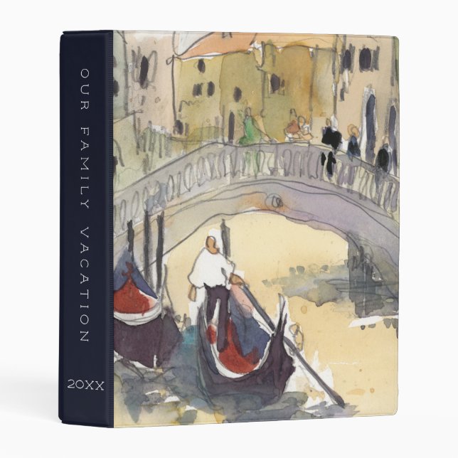 Add Your Name | Destinations | Venice Plein Air Go Mini Binder (Front/Spine)
