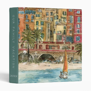 Add Your Name   Destinations   Watercolor Beach & 3 Ring Binder