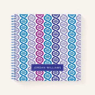 Add Your Name DNA Pattern Notebook