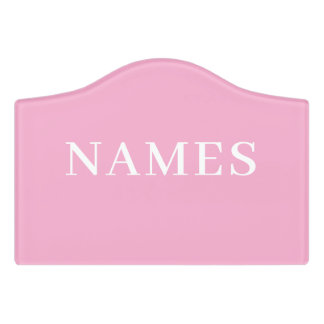 Add Your Name Door Sign