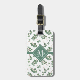 Add Your Name Eucalyptus Silver Dollar Tree Luggage Tag