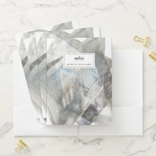 Add Your Name   Faceted Illusion IV Pocket Folder