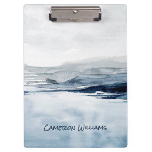 Add Your Name Faded Horizon II Clipboard