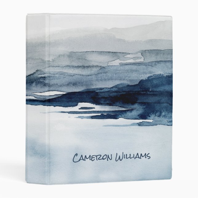 Add Your Name | Faded Horizon II Mini Binder (Front/Spine)