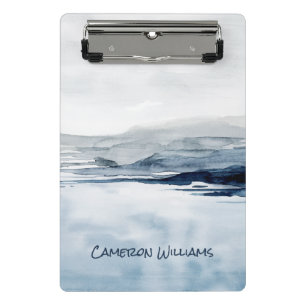 Add Your Name Faded Horizon II Mini Clipboard