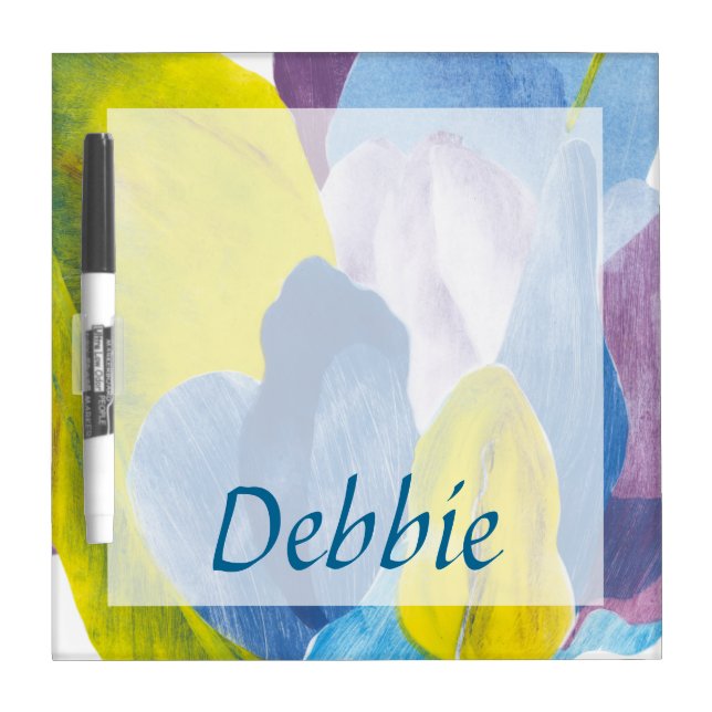 Add Your Name | False Indigo III Dry-Erase Board (Front)