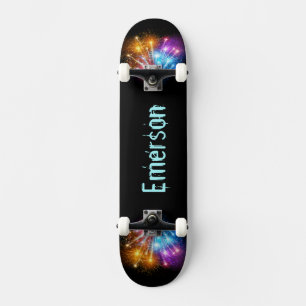 Add Your Name Firework Skateboard