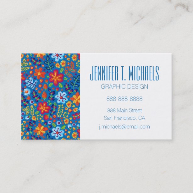 Embroidery Business Cards Business Card Printing Zazzle