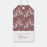 Add Your Name | Funny Llamas Pattern Gift Tags