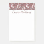 Add Your Name | Funny Llamas Pattern Post-it Notes