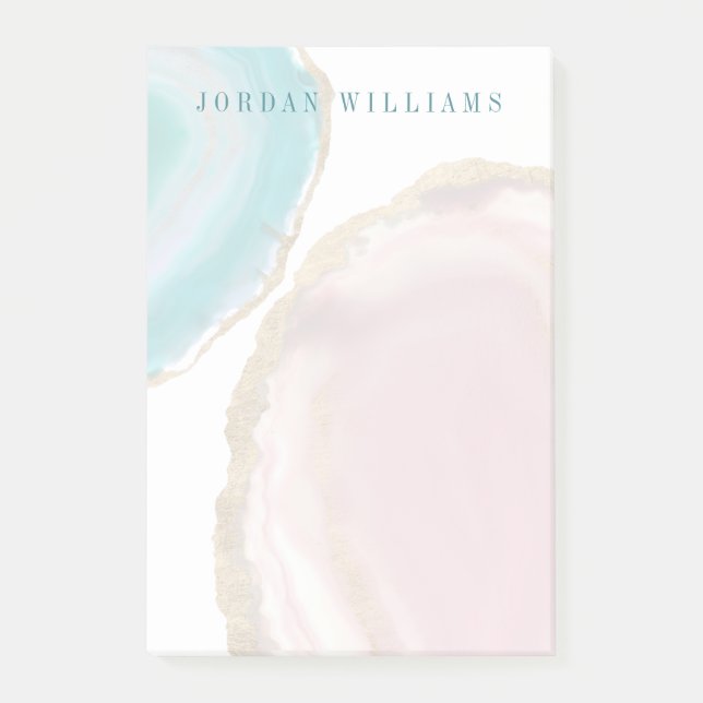 Add Your Name | Gem Stones I Post-it Notes (Front)