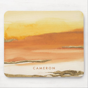 Add Your Name   Gilded Amber Mouse Pad