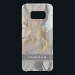 Add Your Name | Golden Blush Uncommon Samsung Galaxy S8 Case<br><div class="desc">Golden Blush II by Jennifer Goldberger. Features muted grey and pinkish tones brushed across a neutral background. Gold foil is accented over the design.</div>