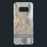 Add Your Name | Golden Blush Uncommon Samsung Galaxy S8 Case<br><div class="desc">Golden Blush II by Jennifer Goldberger. Features muted grey and pinkish tones brushed across a neutral background. Gold foil is accented over the design.</div>