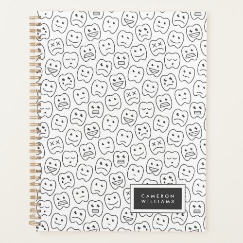 Add Your Name  Happy Teeth Pattern Planner