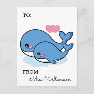 Add Your Name Happy Valentine's Day Postcard