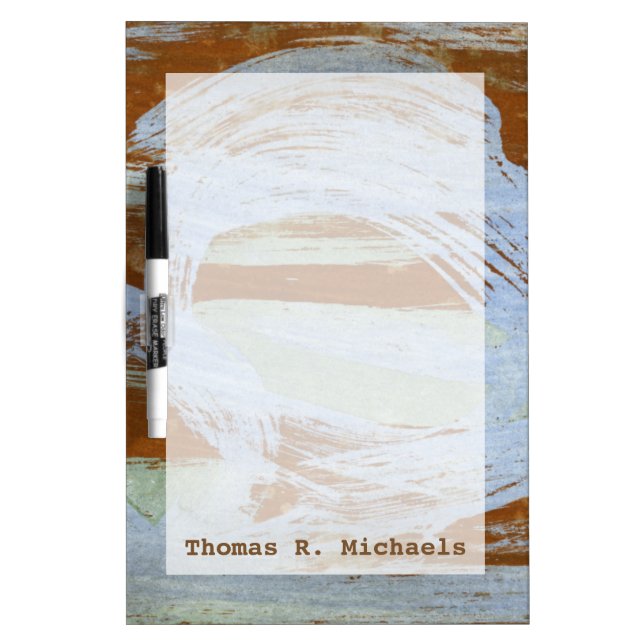 Add Your Name | Harbor Sunset Dry-Erase Board (Front)