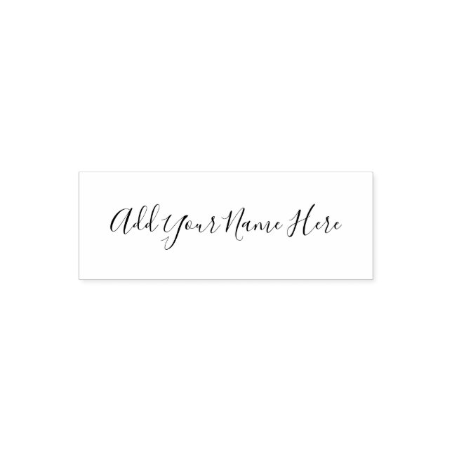 Add your name here customisable stamp (Design)