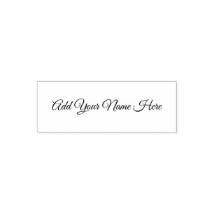 Add your name here customizable stamp