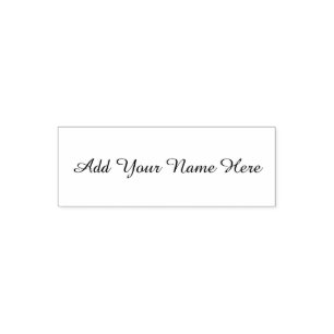 Add your name here customizable stamp