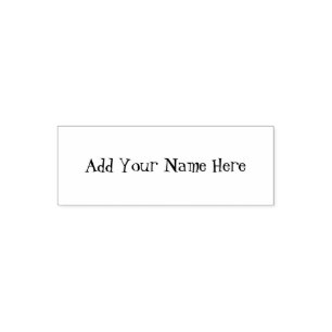 Add your name here customizable stamp