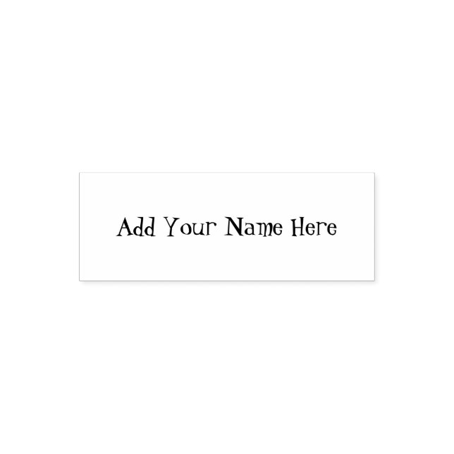 Add your name here customizable stamp (Design)