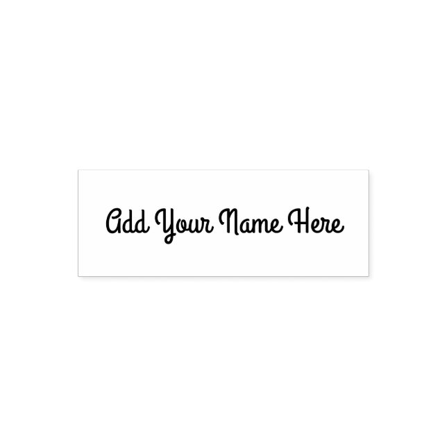 Add your name here customizable stamp (Design)