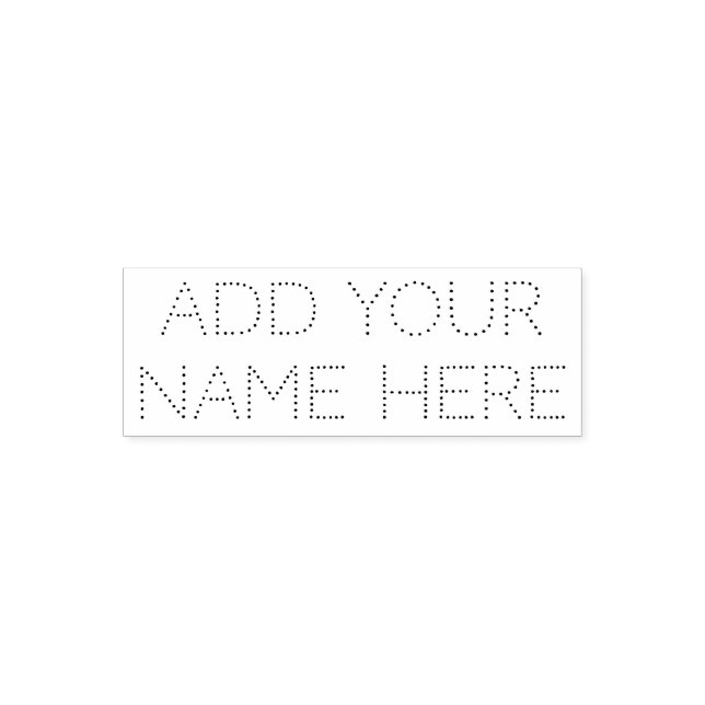 Add your name here customizable stamp (Design)