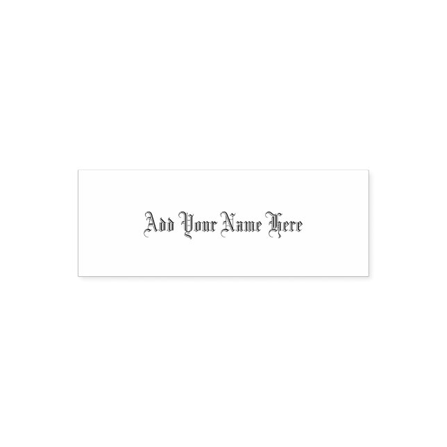 Add your name here customizable stamp (Design)