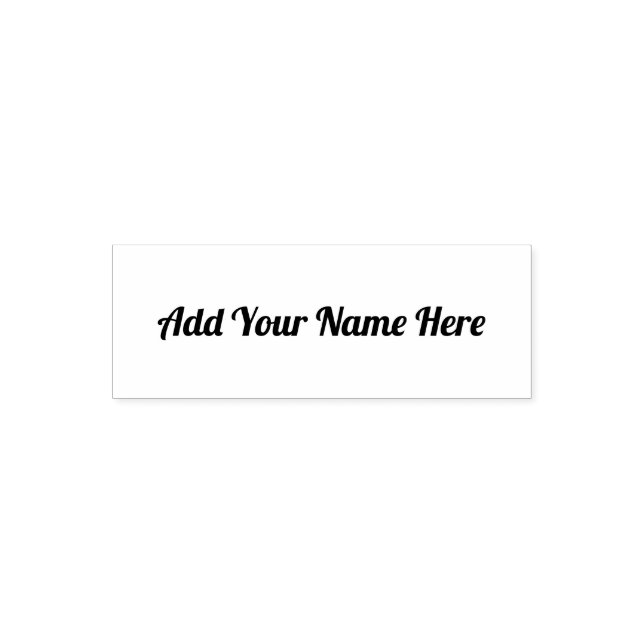 Add your name here customizable stamp (Design)