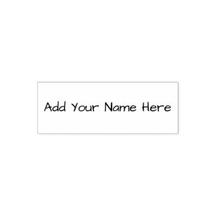 Add your name here customizable stamp