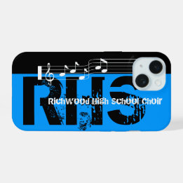 Add Your Name iPhone 15 Case Choir Music