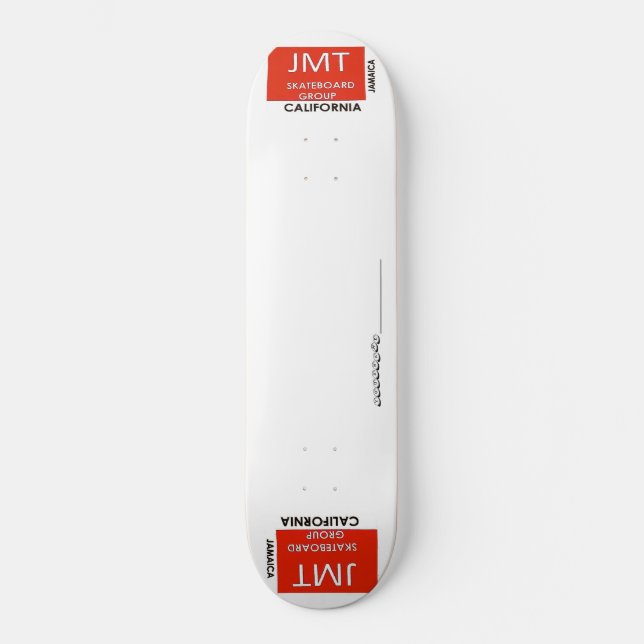 ADD YOUR NAME  JMT 8 1/4" Skateboard Deck (Front)
