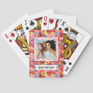 Add Your Name Jungle Frogs Poker Cards