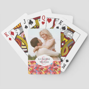 Add Your Name Jungle Frogs Poker Cards