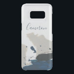 Add Your Name | Kanji Uncommon Samsung Galaxy S8 Case<br><div class="desc">Kanji IX by June Erica Vess. Features blue and beige strokes to create a minimalistic design.</div>