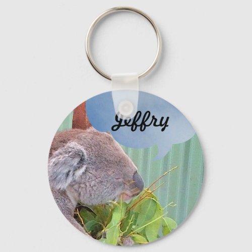 Add Your Name Koala Keychain