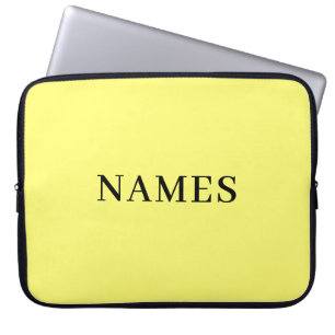 Add Your Name Laptop Sleeve