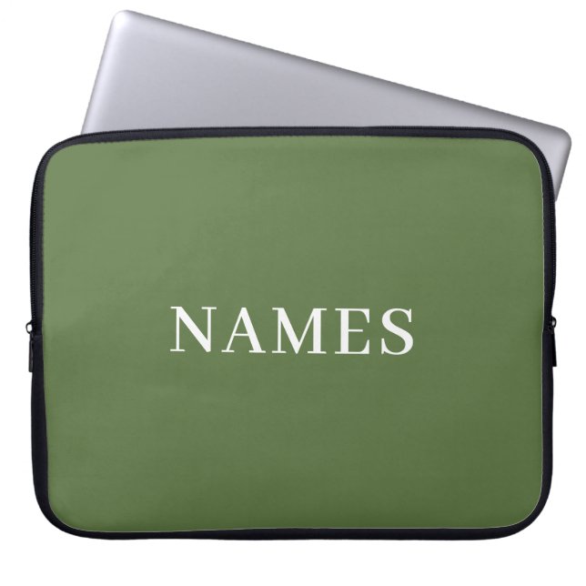 Add Your Name Laptop Sleeve (Front)