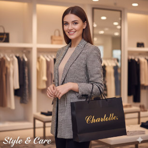 Add Your Name Large Personalized Gift Bag