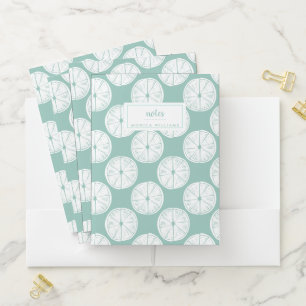 Add Your Name   Let's Taco About Love   Teal Lime Pocket Folder