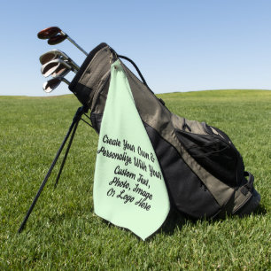 Add Your Name, Logo or Design, Custom Personalized Golf Towel