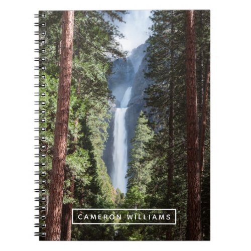 Add Your Name  Lower Yosemite  Falls and Forest Notebook